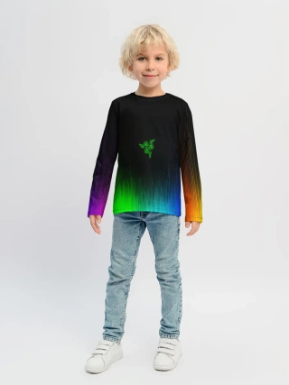 Детский лонгслив / RAZER NEON