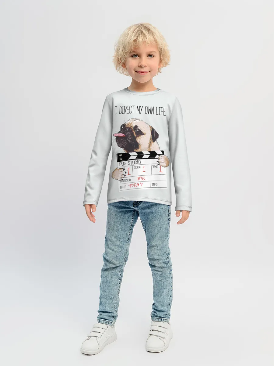 Детский лонгслив / I direct my own life