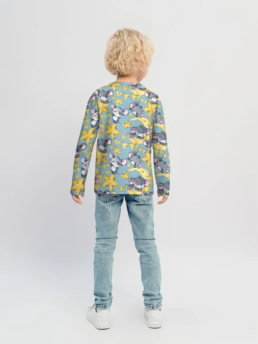 Детский лонгслив / Сыр и мыши