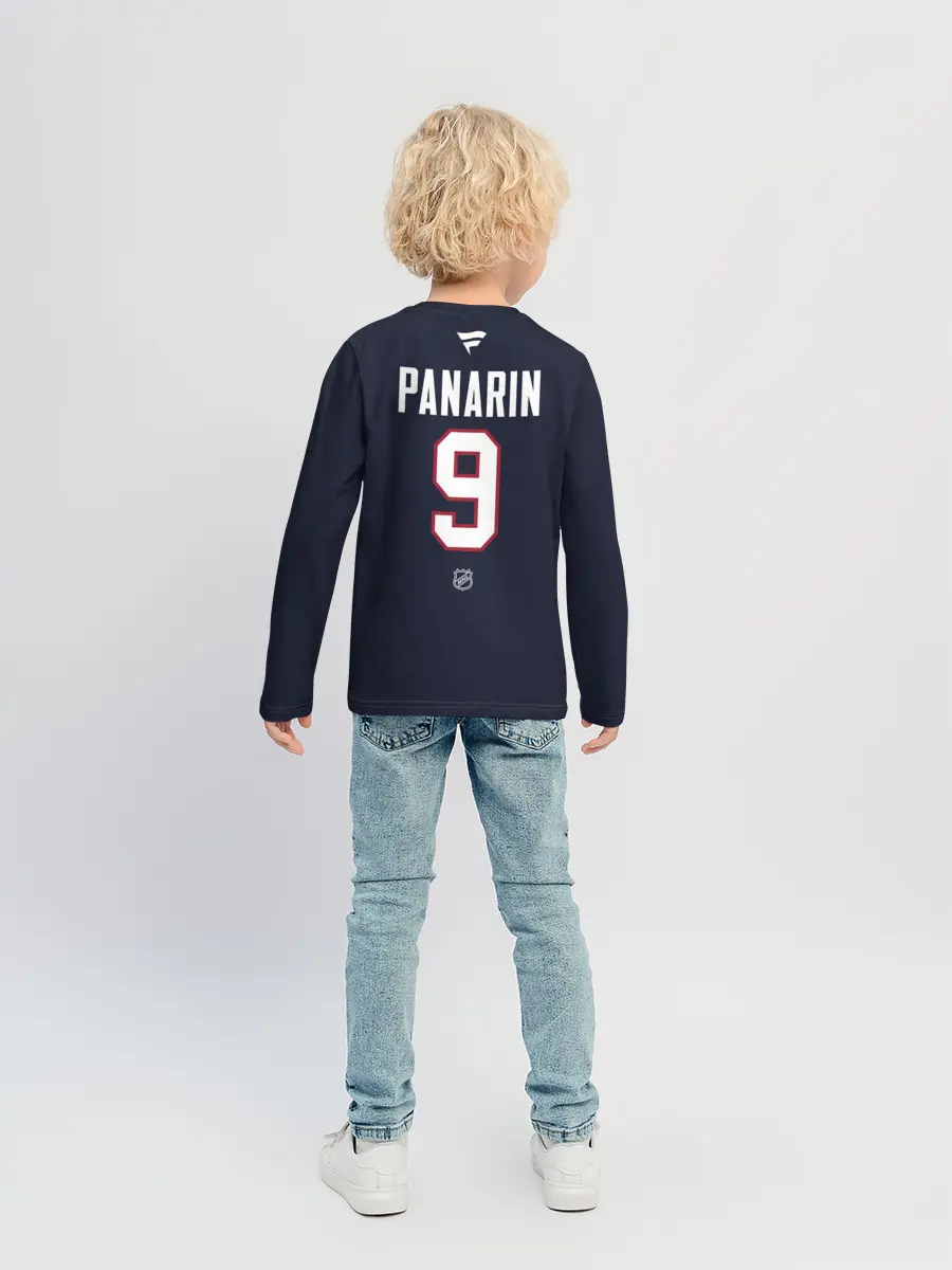 Детский лонгслив / Артемий Панарин коламбус