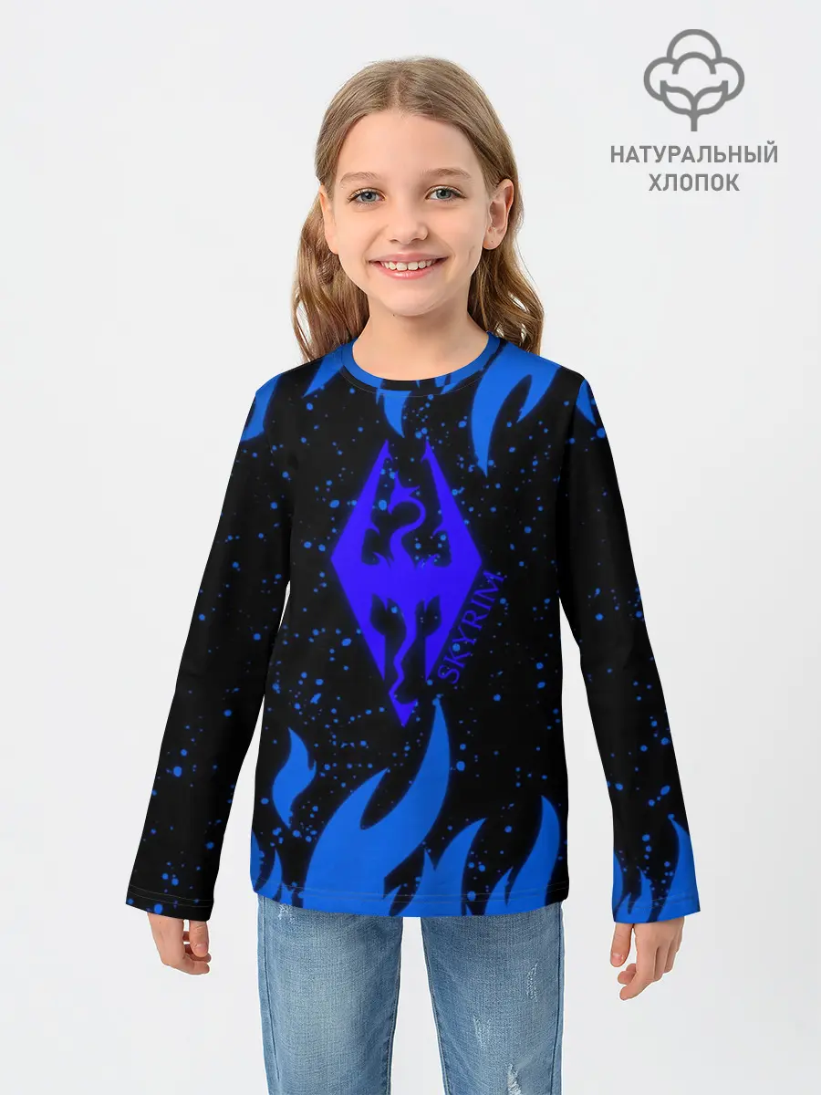 Детский лонгслив / SKYRIM