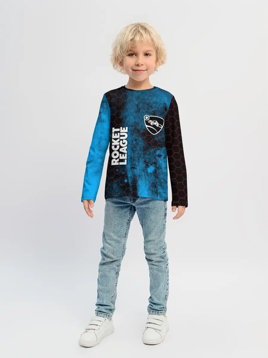 Детский лонгслив / ROCKET LEAGUE