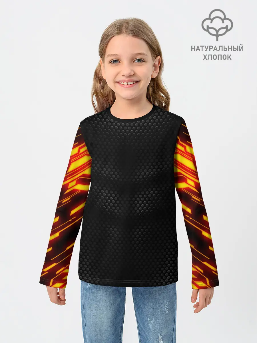 Детский лонгслив / СТАЛЬНАЯ БРОНЯ