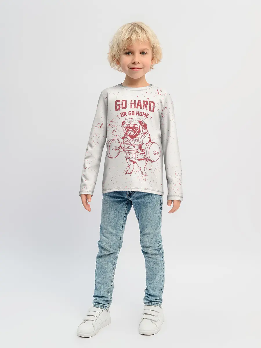 Детский лонгслив / GO HARD