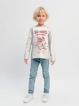 Детский лонгслив / GO HARD