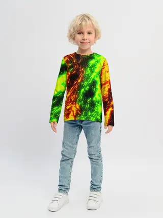 Детский лонгслив / TOXIC FLAME