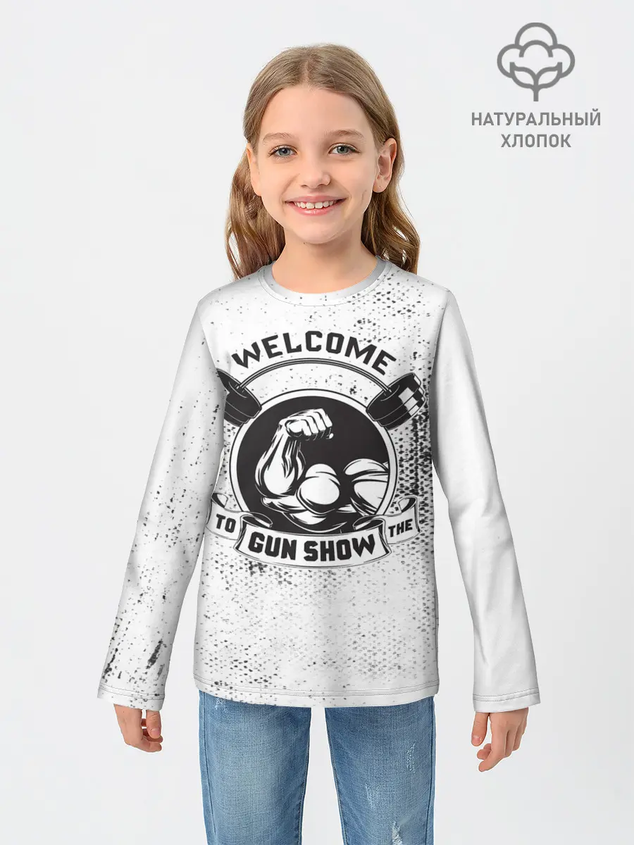 Детский лонгслив / Gun show