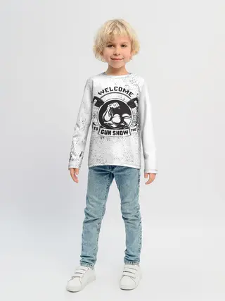 Детский лонгслив / Gun show