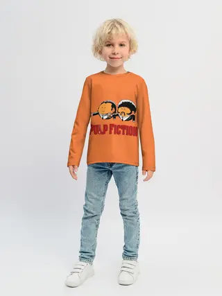 Детский лонгслив / Pulp Fiction - Art 2