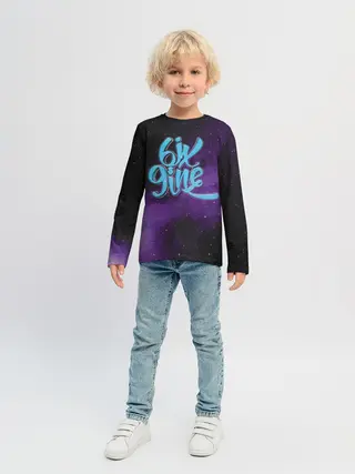 Детский лонгслив / Space 69