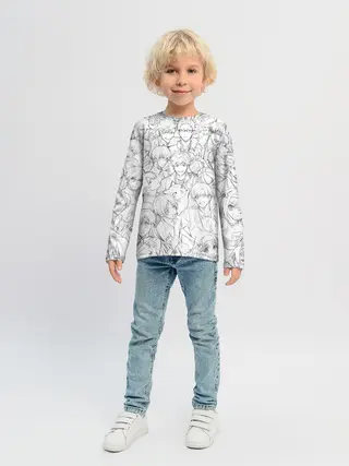 Детский лонгслив / MANGA DRAWINGS