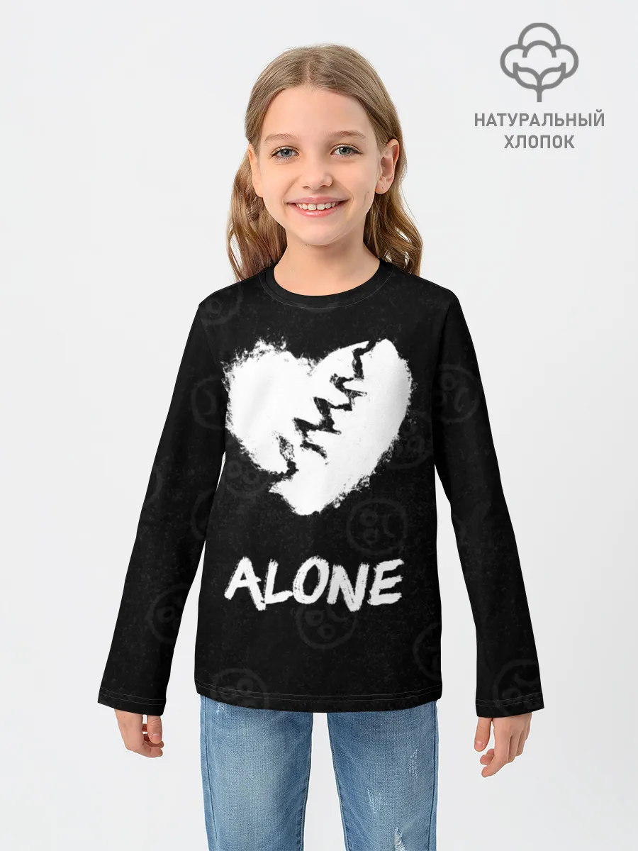 Детский лонгслив / Alone