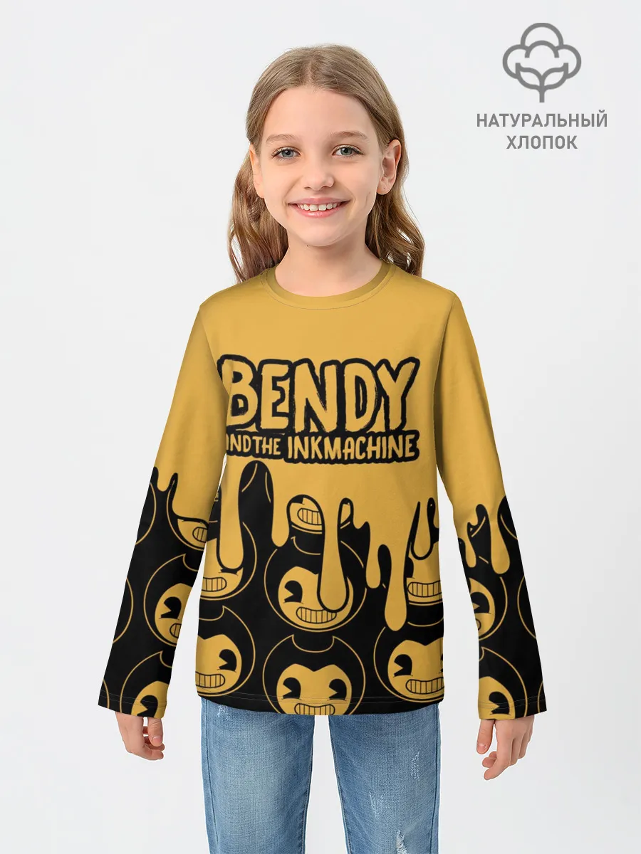 Детский лонгслив / Bendy And The Ink Machine