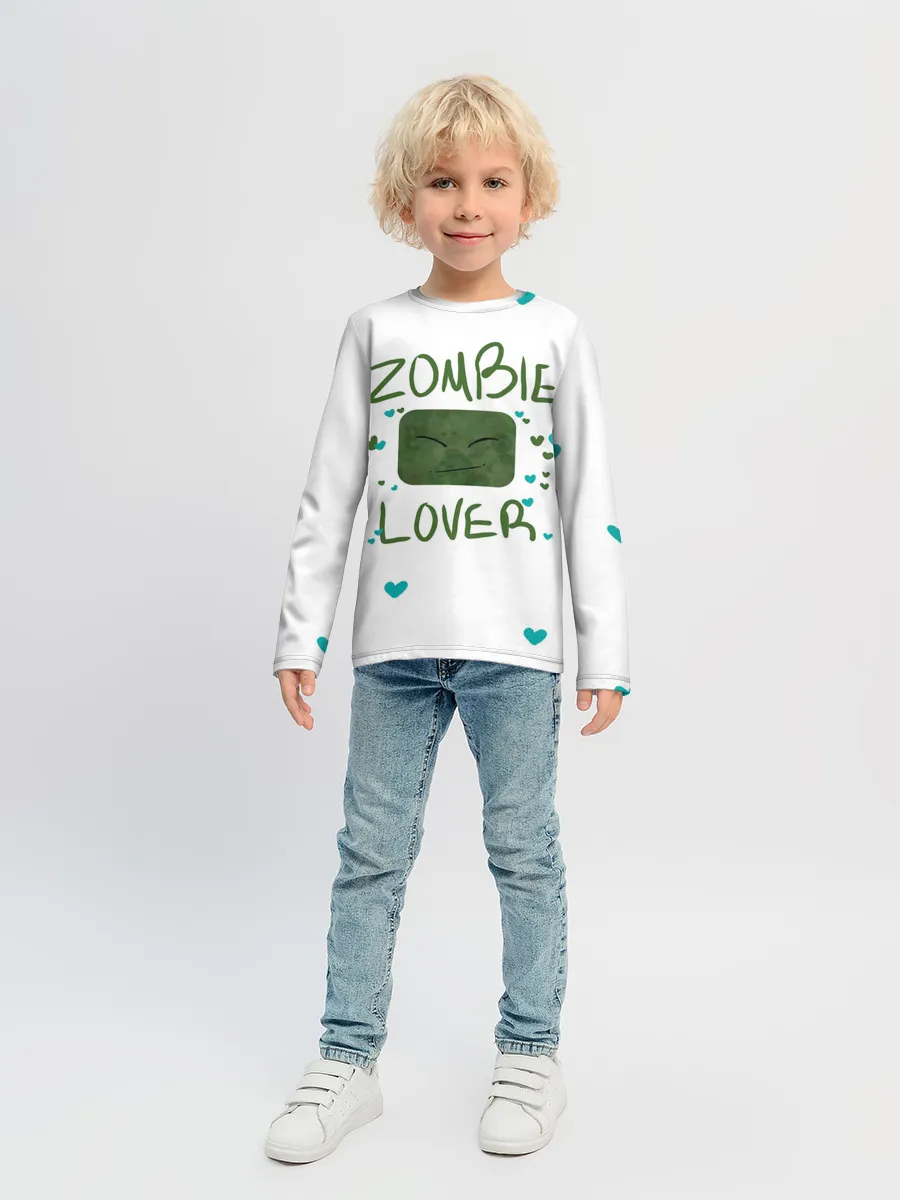 Детский лонгслив / Zombie Lover