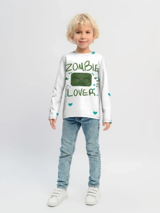 Детский лонгслив / Zombie Lover