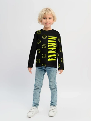 Детский лонгслив / Nirvana 2