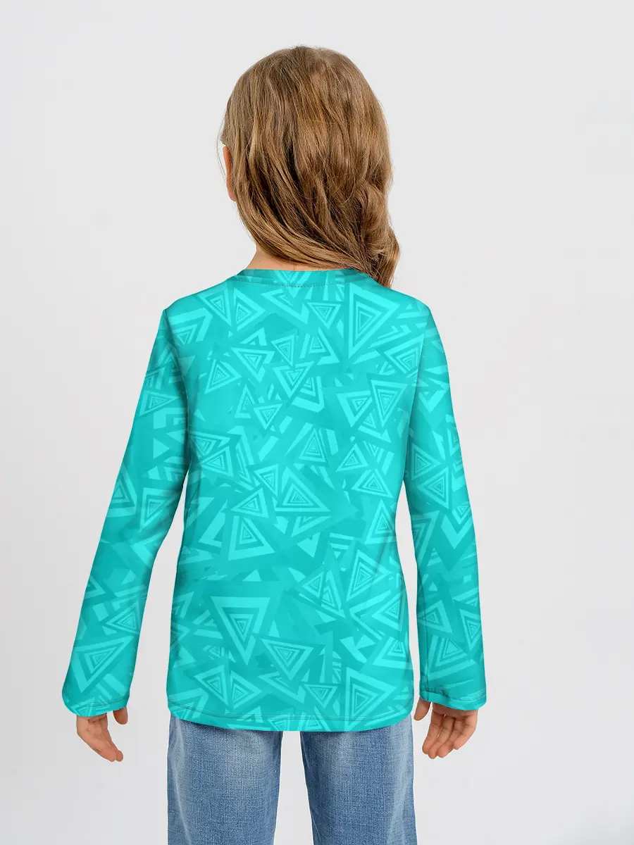 Детский лонгслив / Абстракция.