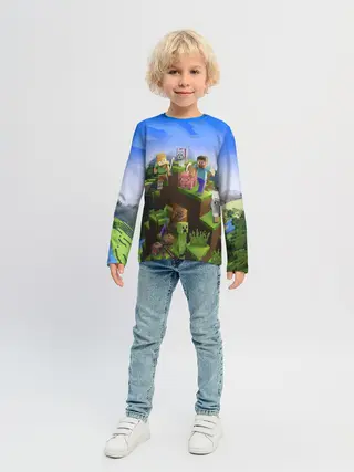 Детский лонгслив / MINECRAFT