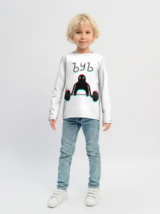 Детский лонгслив / ЪУЪ GLITCH.