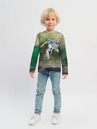 Детский лонгслив / Great White