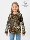 Детский лонгслив / Шкура леопарда