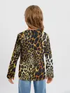Детский лонгслив / Шкура леопарда