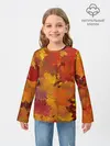 Детский лонгслив / Осенние листья