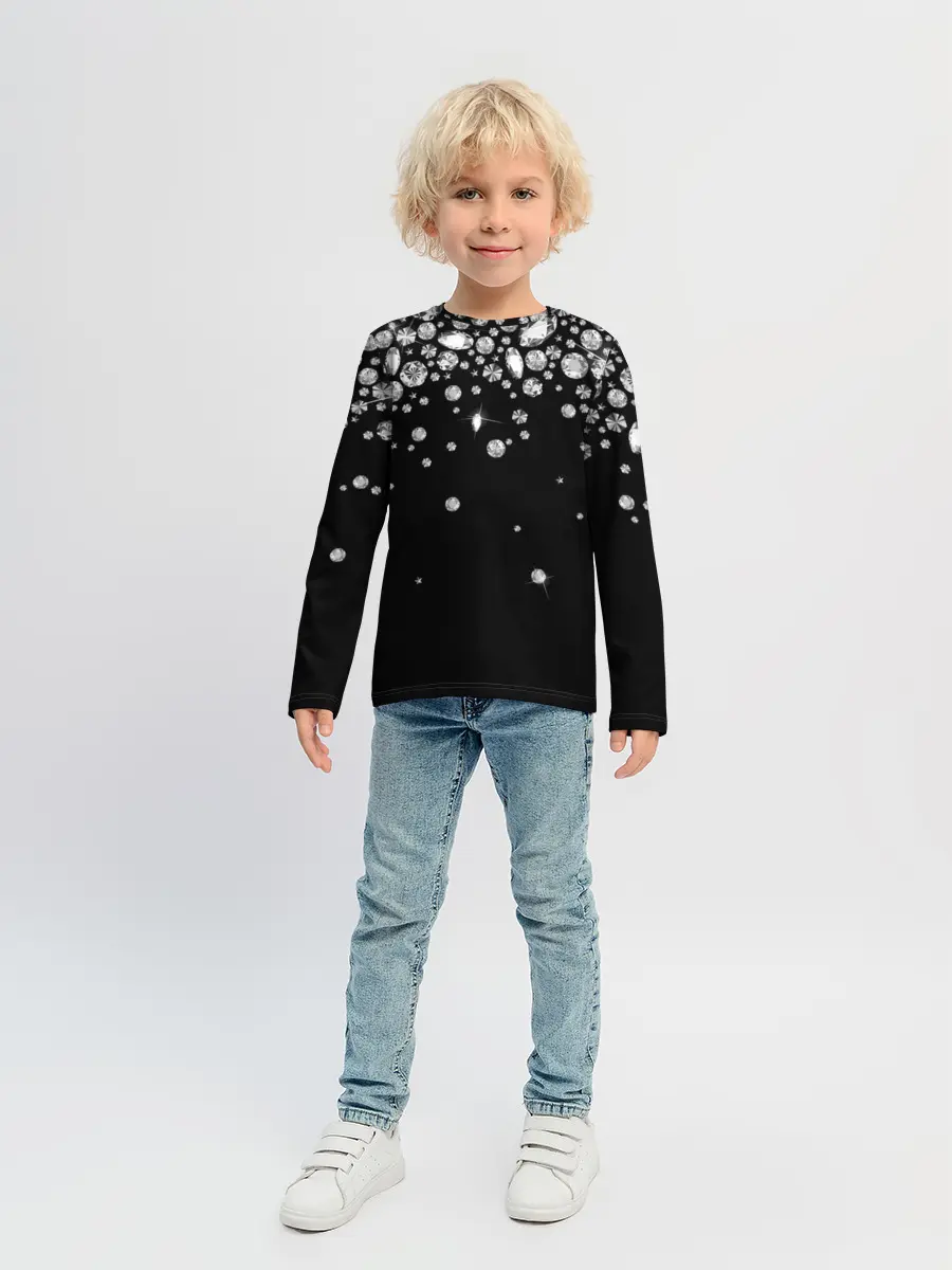 Детский лонгслив / Бриллианты