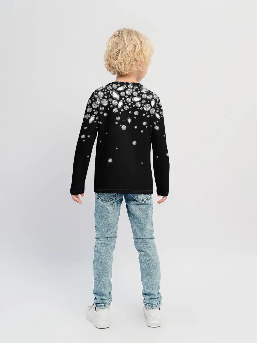 Детский лонгслив / Бриллианты