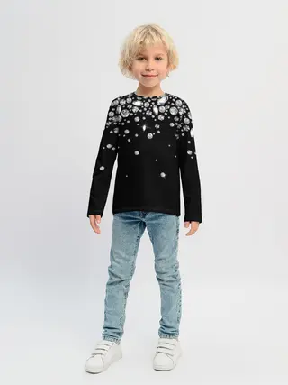 Детский лонгслив / Бриллианты