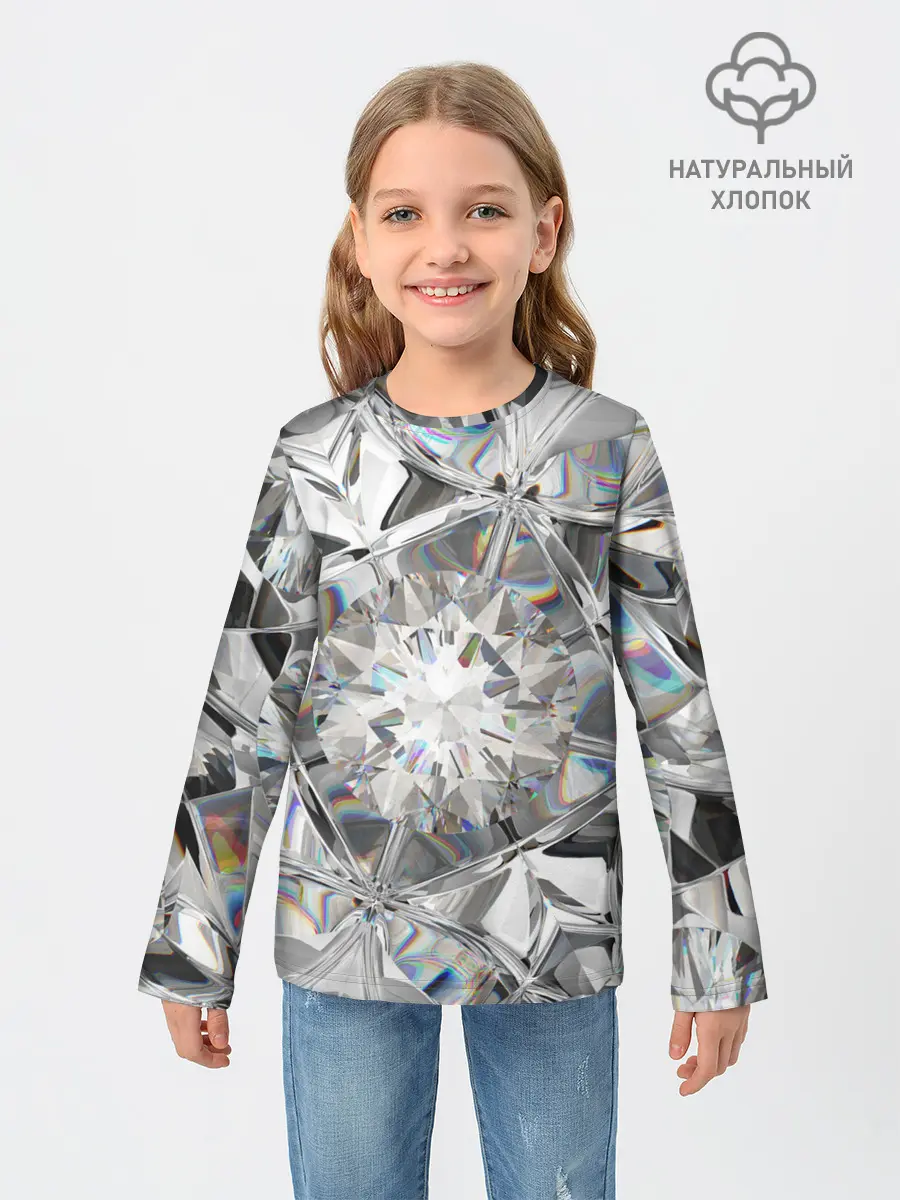 Детский лонгслив / Бриллиантовый блеск