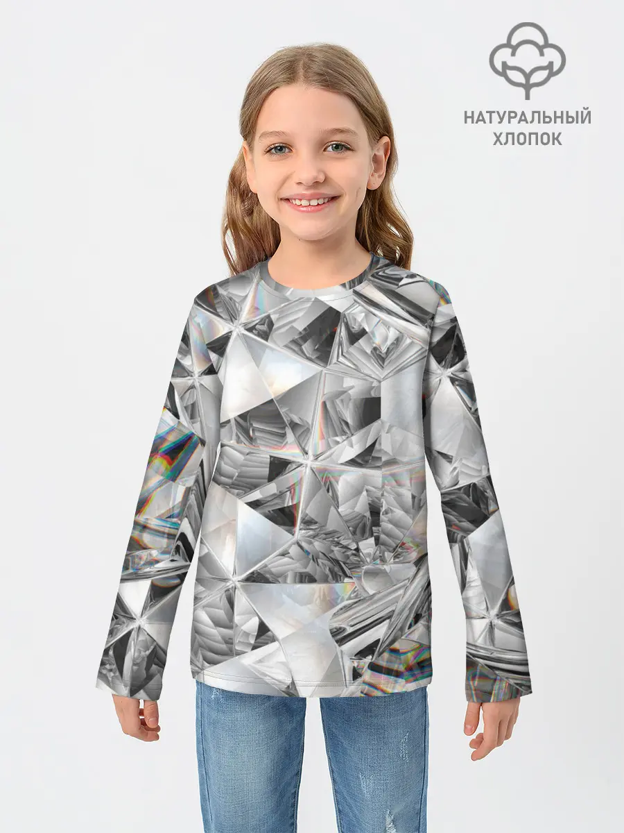 Детский лонгслив / Бриллиантовый блеск