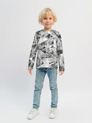 Детский лонгслив / Бриллиантовый блеск