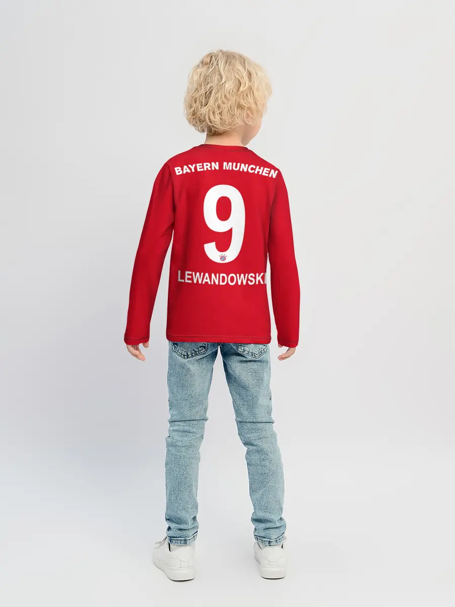 Детский лонгслив / Lewandowski home 19-20