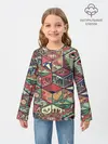 Детский лонгслив / Психоделика
