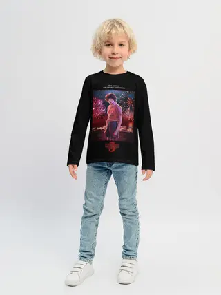 Детский лонгслив / Mike Stranger Things 3