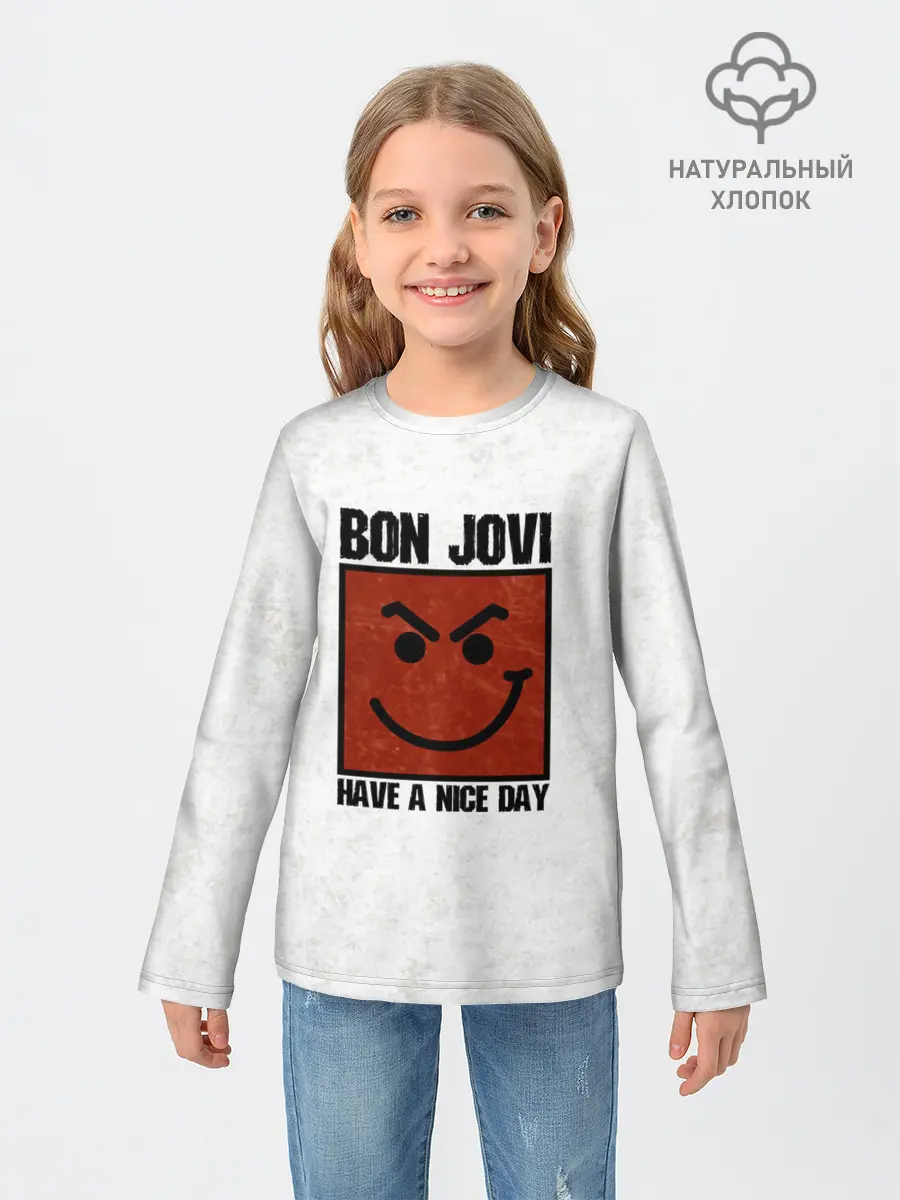 Детский лонгслив / Have a nice day