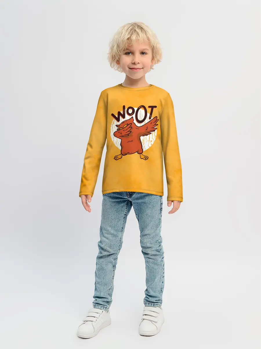 Детский лонгслив / Сова Dab