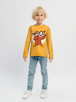 Детский лонгслив / Сова Dab