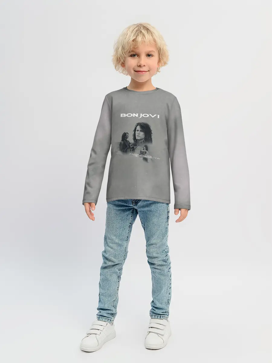 Детский лонгслив / Bon Jovi