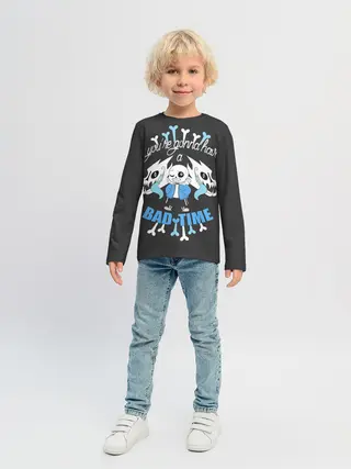 Детский лонгслив / BAD TIME