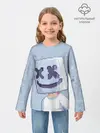 Детский лонгслив / Marshmello Pixel