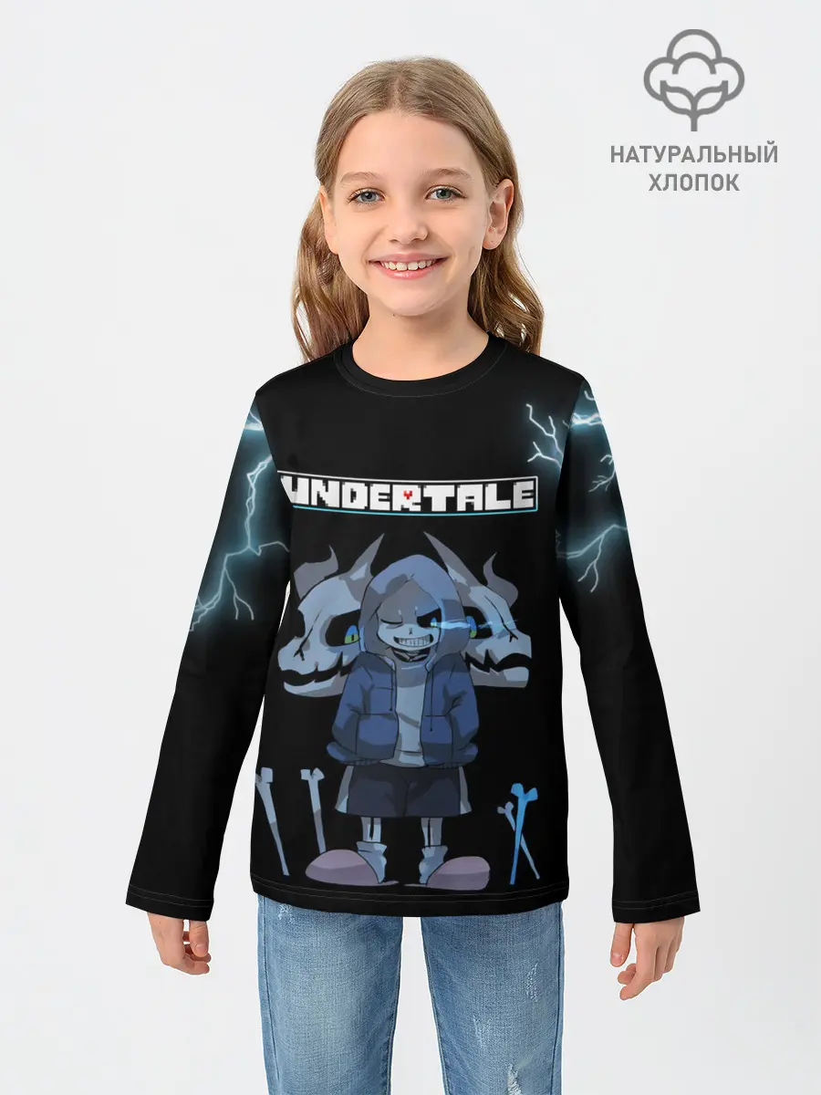 Детский лонгслив / Undertale.