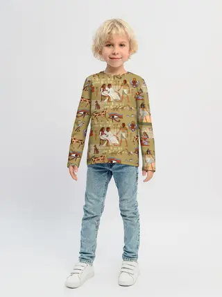 Детский лонгслив / Египетские Боги