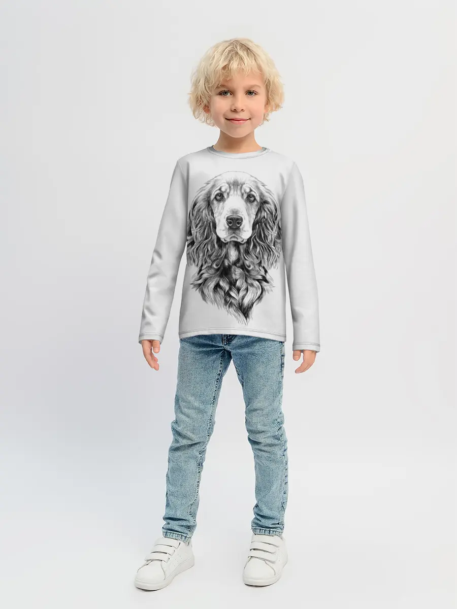 Детский лонгслив / Кокер спаниель
