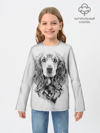 Детский лонгслив / Кокер спаниель