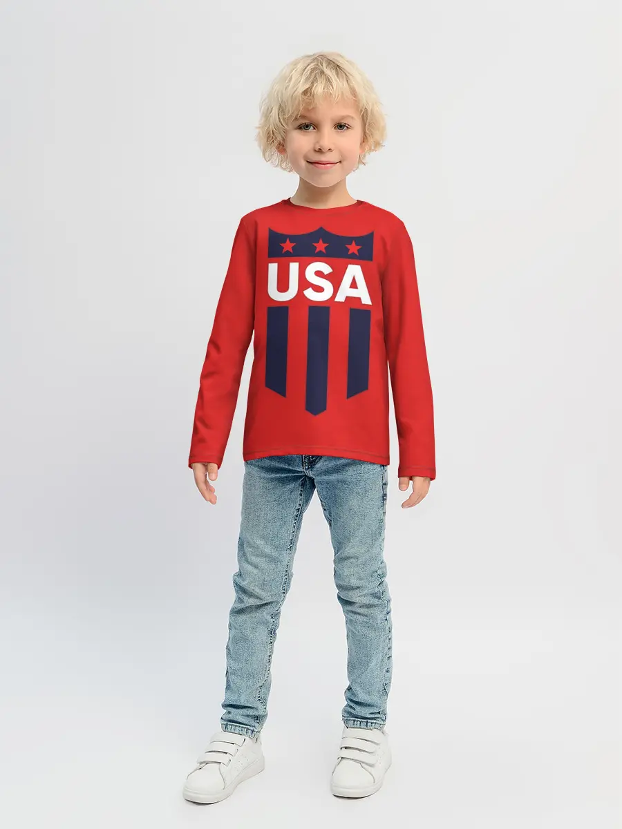 Детский лонгслив / USA