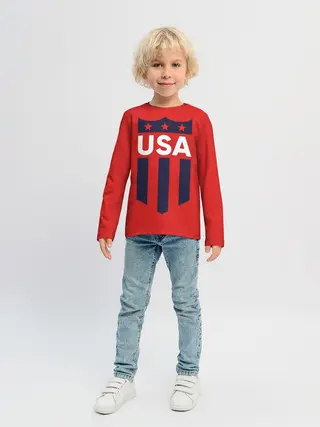 Детский лонгслив / USA