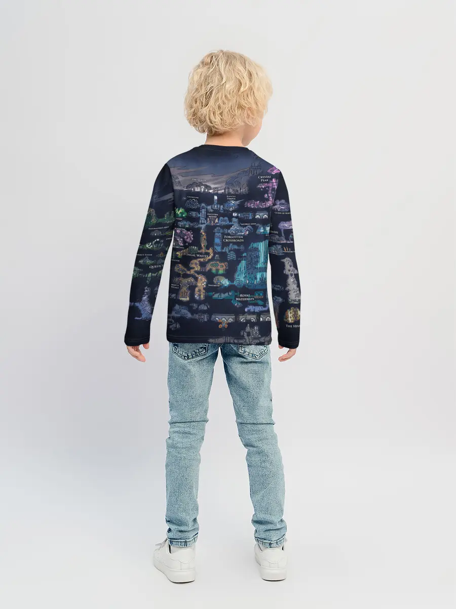 Детский лонгслив / HOLLOW KNIGHT WORLD