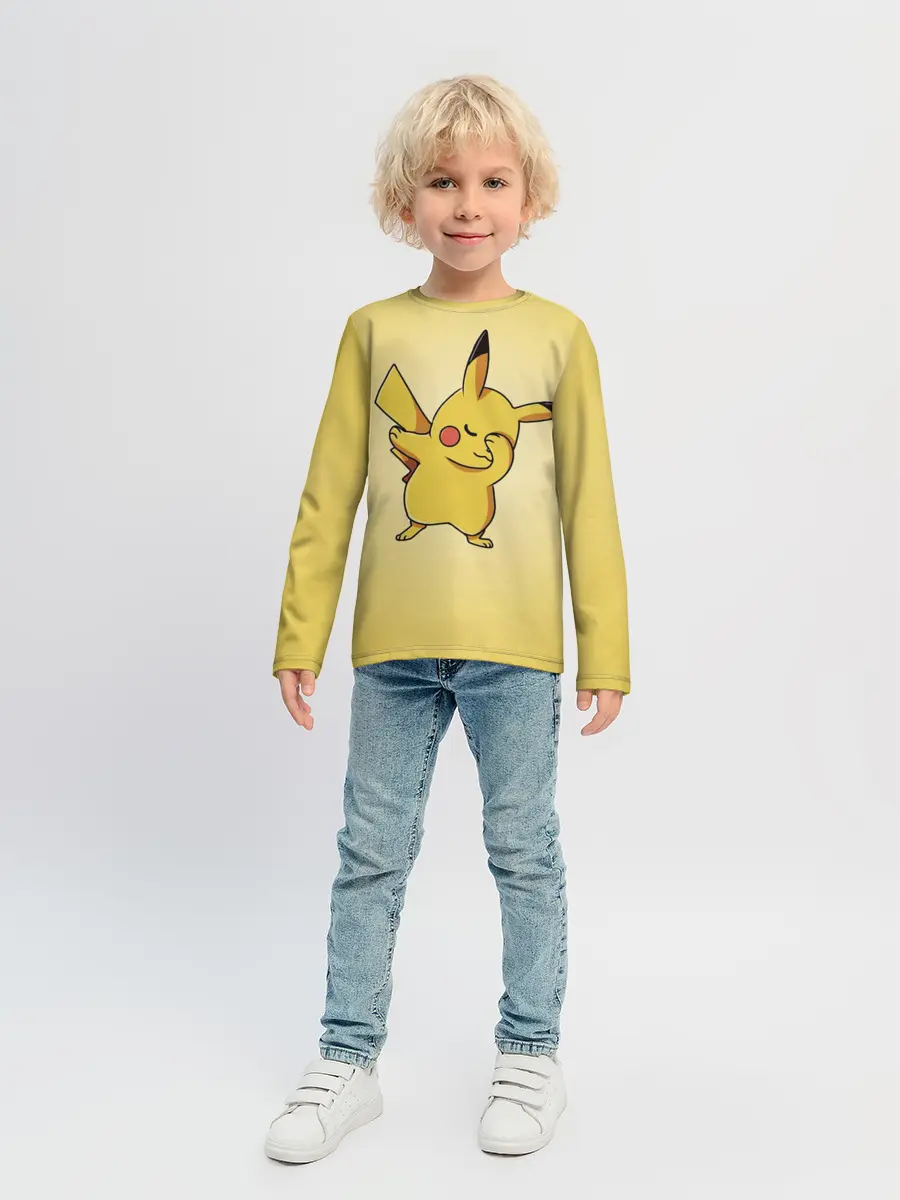 Детский лонгслив / Pikachu Pika Pika